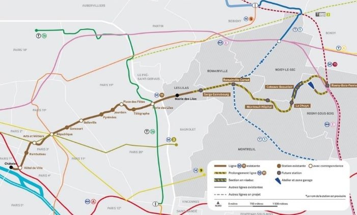 UNE NOUVELLE ETAPE FRANCHIE POUR LA MOBILITE DES FRANCILIENS : LA LIGNE 11 RELIE DESORMAIS CHATELET A ROSNY – BOIS-PERRIER